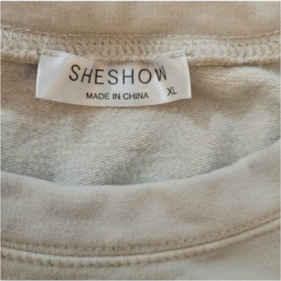 Sheshow Women's Sweatshirt Logo Athletic Yoga Running Workout Sweater size XL - Picture 4 of 5